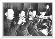 brass section of the RAOC Blue Rockets