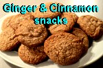 Ginger and Cinnamon Snacks