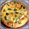 Broccoli and Cheese Crustless Quiche