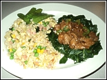 Peking Pork and Fried Rice