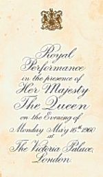 Royal Command Performance programme cover