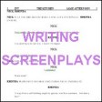 writing screenplays