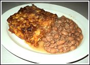 Tamale Pie & Frijoles